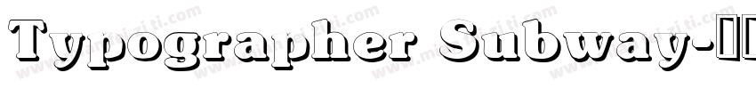 Typographer Subway字体转换